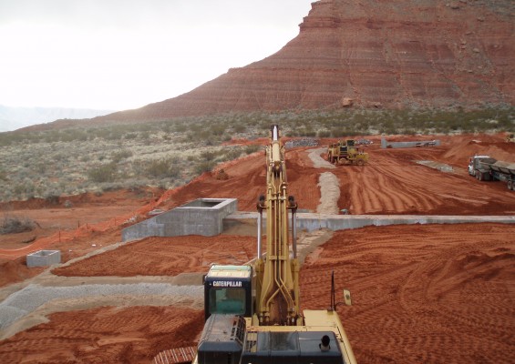 Ivins City Tuacahn Wash Upper Detention Basin